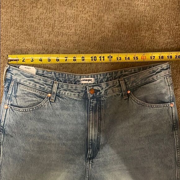 Wrangler Blue Flare Wide Leg Jeans - Picture 13 of 16